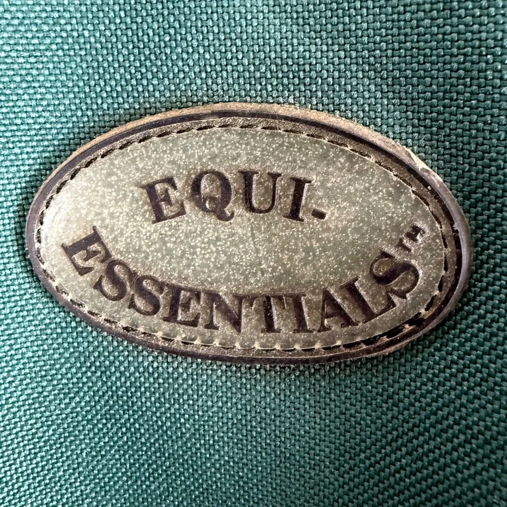 Equi-Essentials Equestrian BRIDLE BAG Green Canvas Horse Show Gear Carrier Luxe